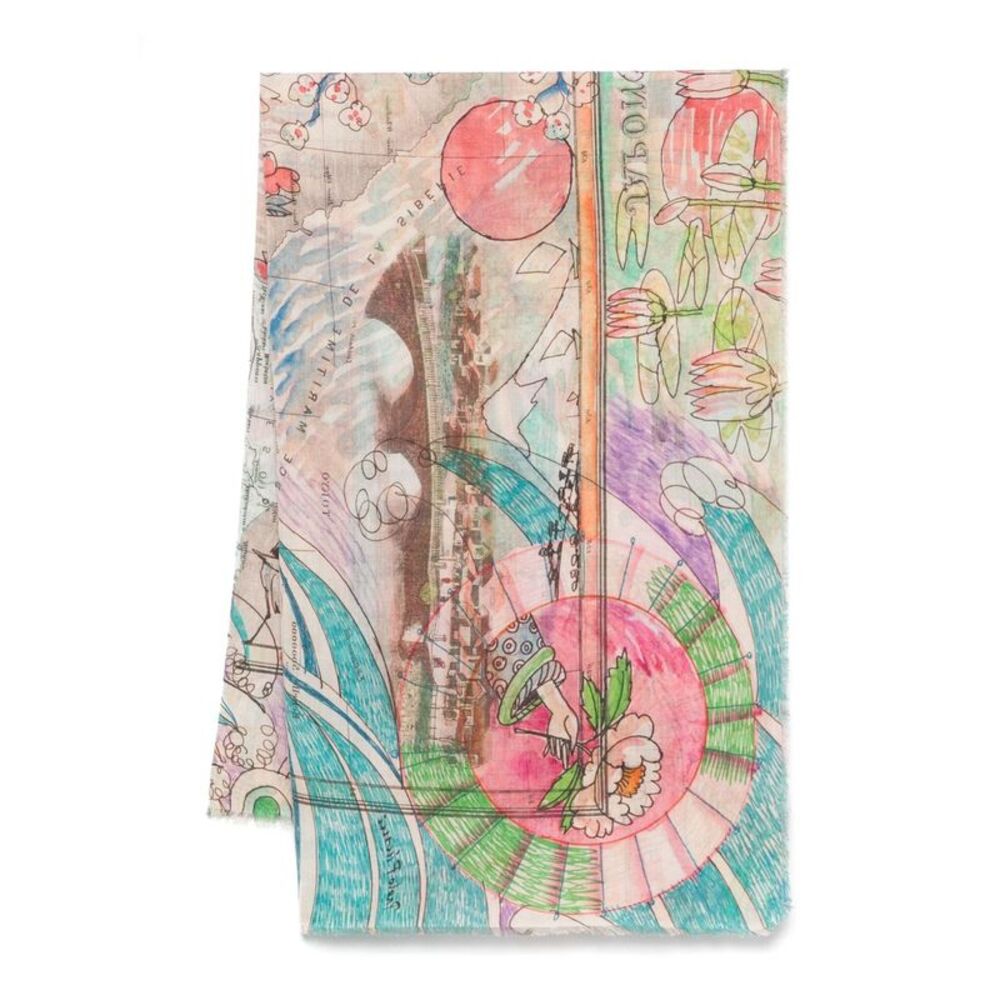 Faliero Sarti Women Japan Cottone Blend Stole